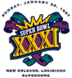 Super Bowl XXXI Logo