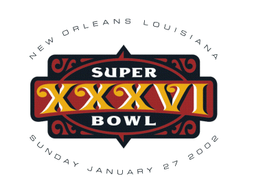 Original Super Bowl XXXVI Logo