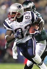 SB XXXIX MVP Deion Branch (AP)