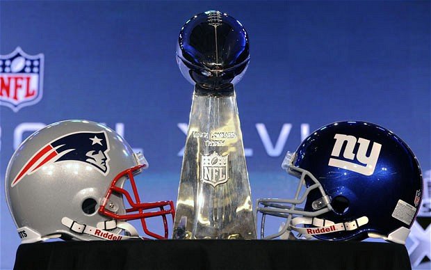 New York vs. New England / Lombardi Trophy (Getty Images?)