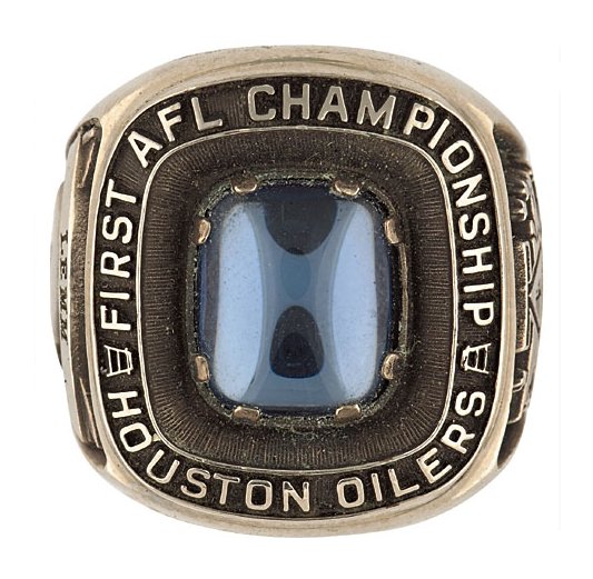 Oilers 1960 AFL Championship Ring (Legendary)