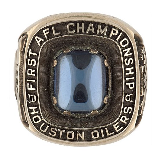 Oilers 1960 AFL Championship Ring (Legendary)