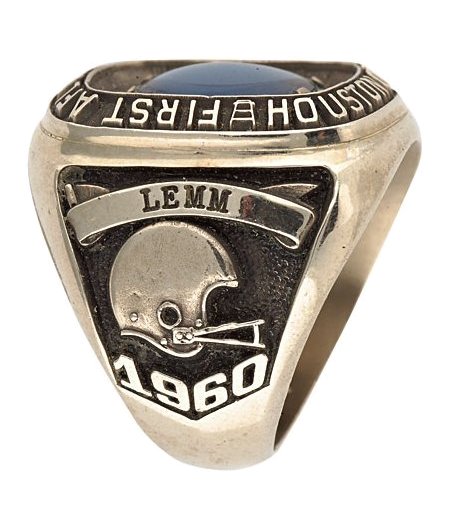 Oilers 1960 AFL Championship Ring (Legendary)