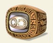 Dolphins 1973 Championship Ring (NFL)