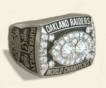 Raiders 1980 Championship Ring (NFL)