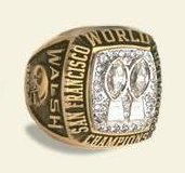 49ers 1984 Championship Ring (NFL)