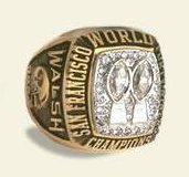 49ers 1984 Championship Ring (NFL)