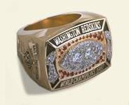 Redskins 1987 Championship Ring (NFL)