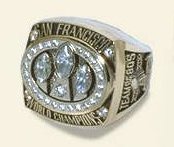 49ers 1988 Championship Ring (NFL)