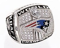 Patriots 2001 Championship Ring (NE Patriots)