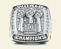 Giants 2007 Championship Ring (NY Daily News)